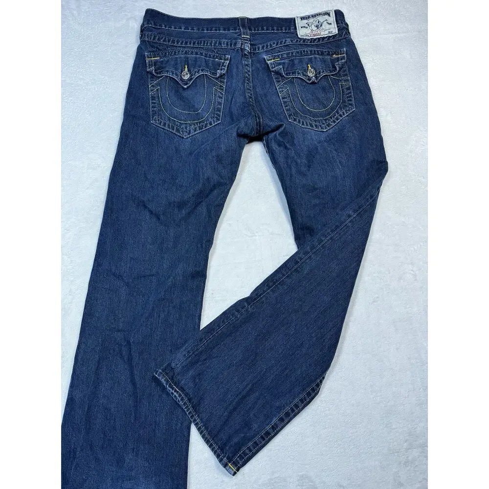 True Religion Straight WFLP Premium Basic Jeans Y2K World Tour Mens 38